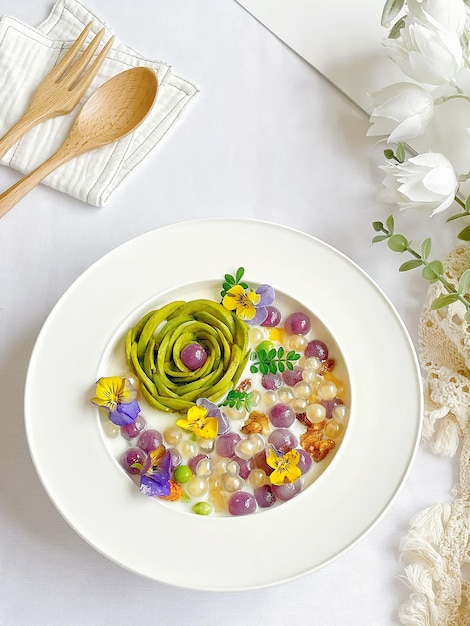 Zdrowe danie na talerzu